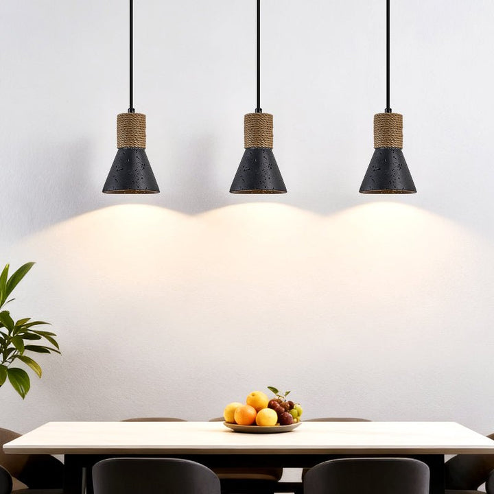 Ravena Rope Cone Pendant Lamp - Vakkerlight
