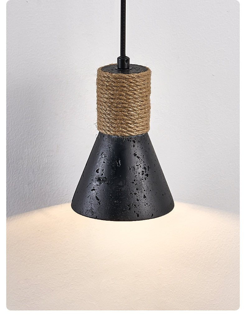 Ravena Rope Cone Pendant Lamp - Vakkerlight