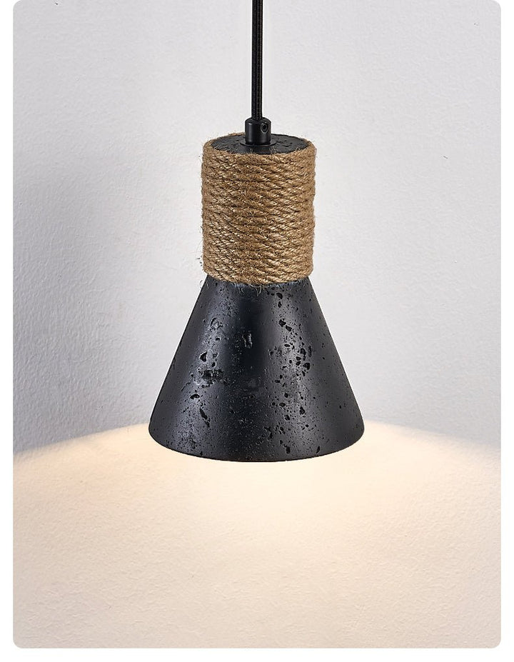 Ravena Rope Cone Pendant Lamp - Vakkerlight