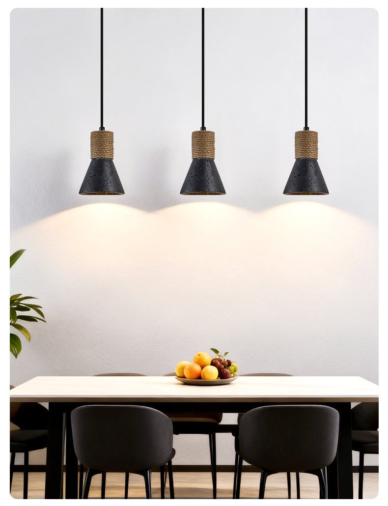 Ravena Rope Cone Pendant Lamp - Vakkerlight