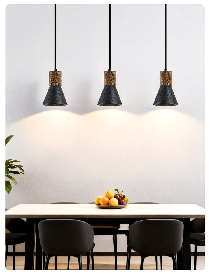 Ravena Rope Cone Pendant Lamp - Vakkerlight