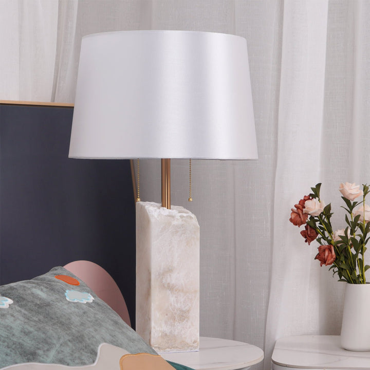 Raw Alabaster Table Lamp - Vakkerlight