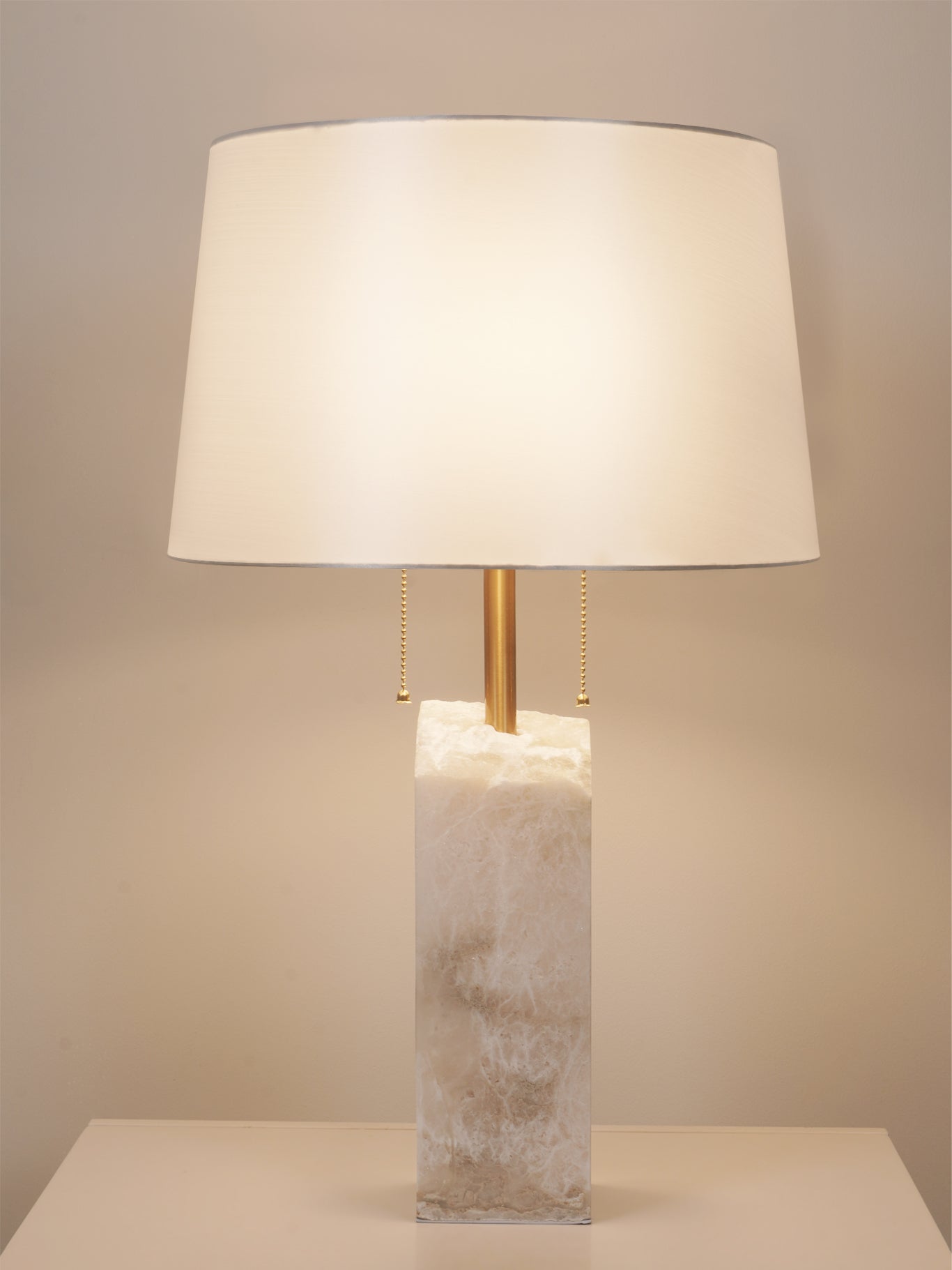 Raw Alabaster Table Lamp – Vakkerlight