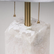 Raw Alabaster Table Lamp