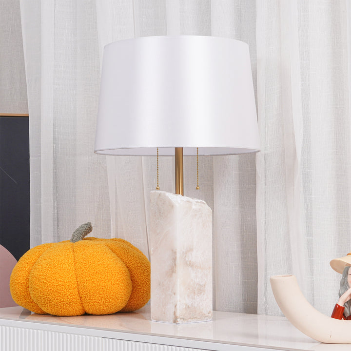 Raw Alabaster Table Lamp - Vakkerlight