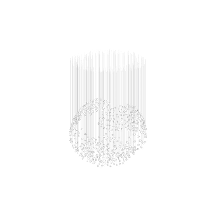 Raw Crystal Customize Chandelier - Vakkerlight