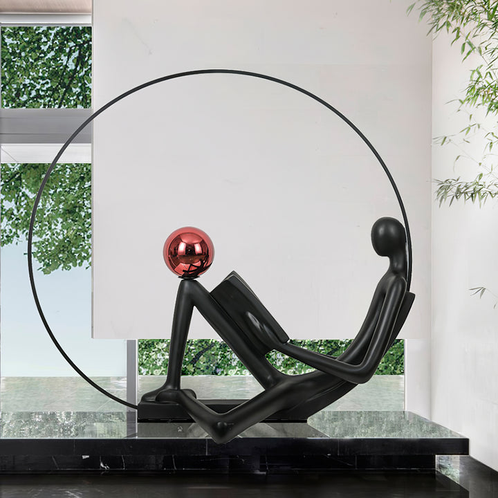 Reader Sculpture Floor Lamp - Vakkerlight