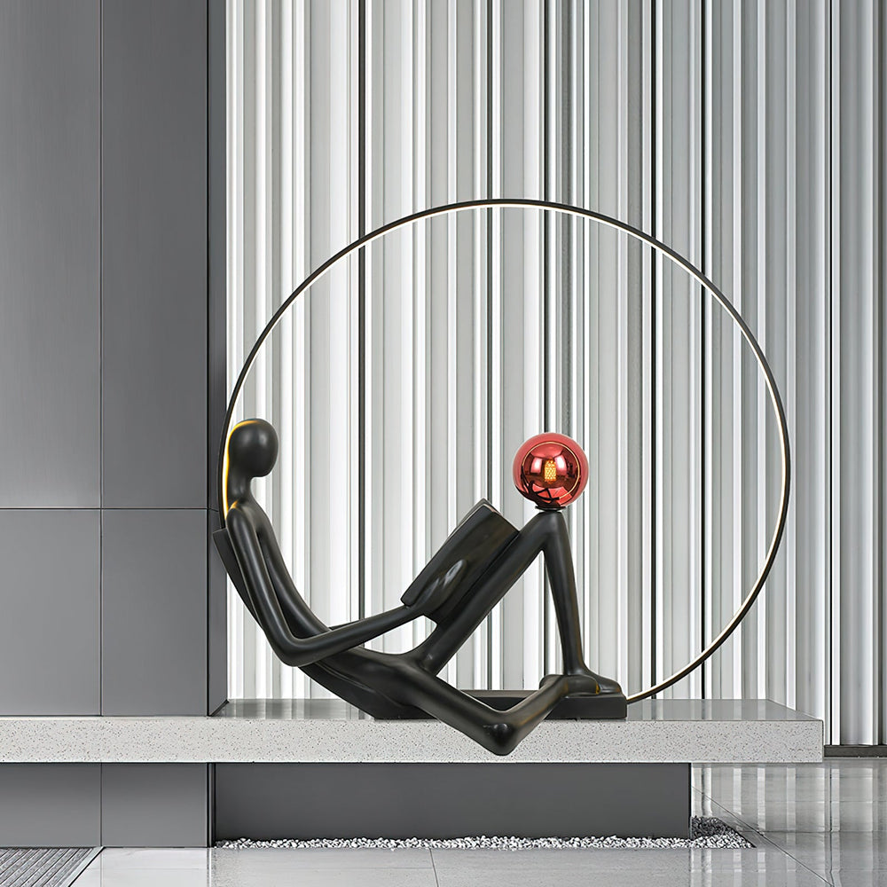 Reader Sculpture Floor Lamp - Vakkerlight