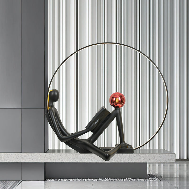 Reader Sculpture Floor Lamp - Vakkerlight