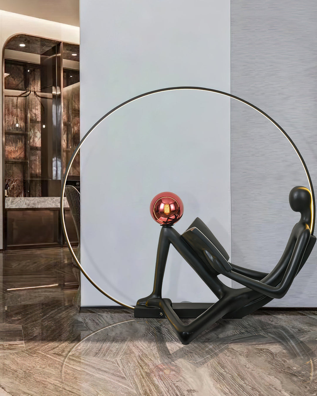 Reader Sculpture Floor Lamp - Vakkerlight