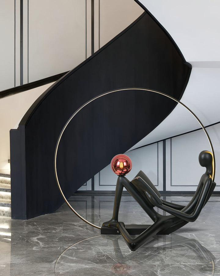 Reader Sculpture Floor Lamp - Vakkerlight