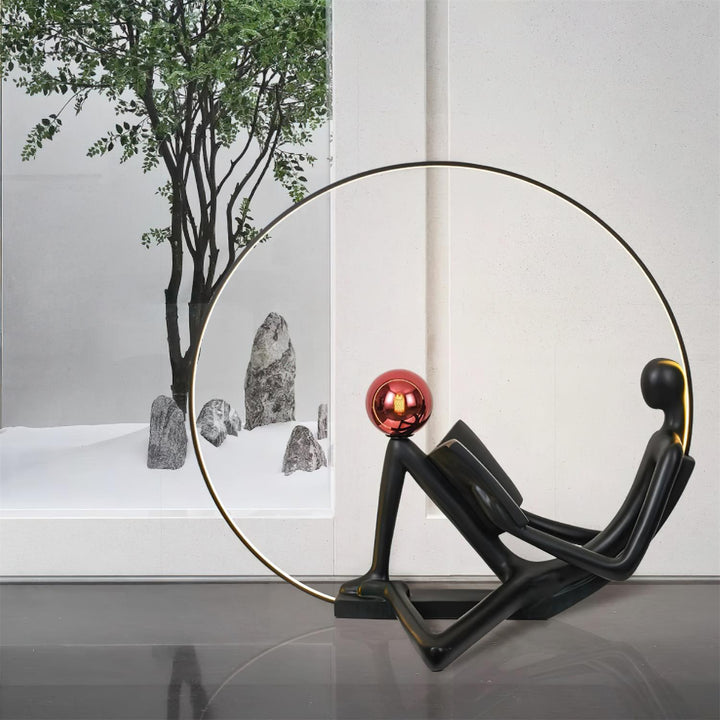 Reader Sculpture Floor Lamp - Vakkerlight