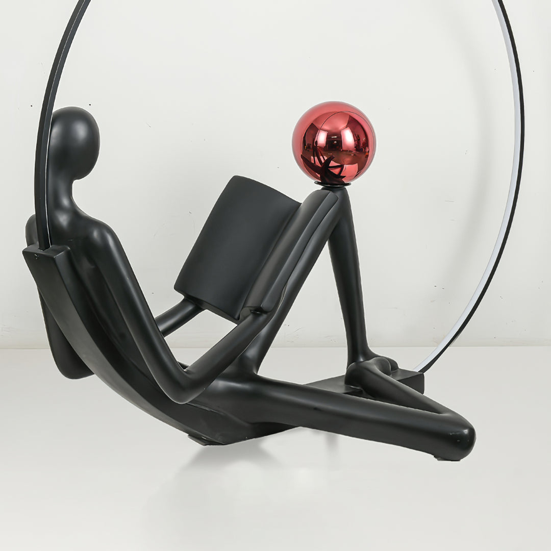 Reader Sculpture Floor Lamp - Vakkerlight