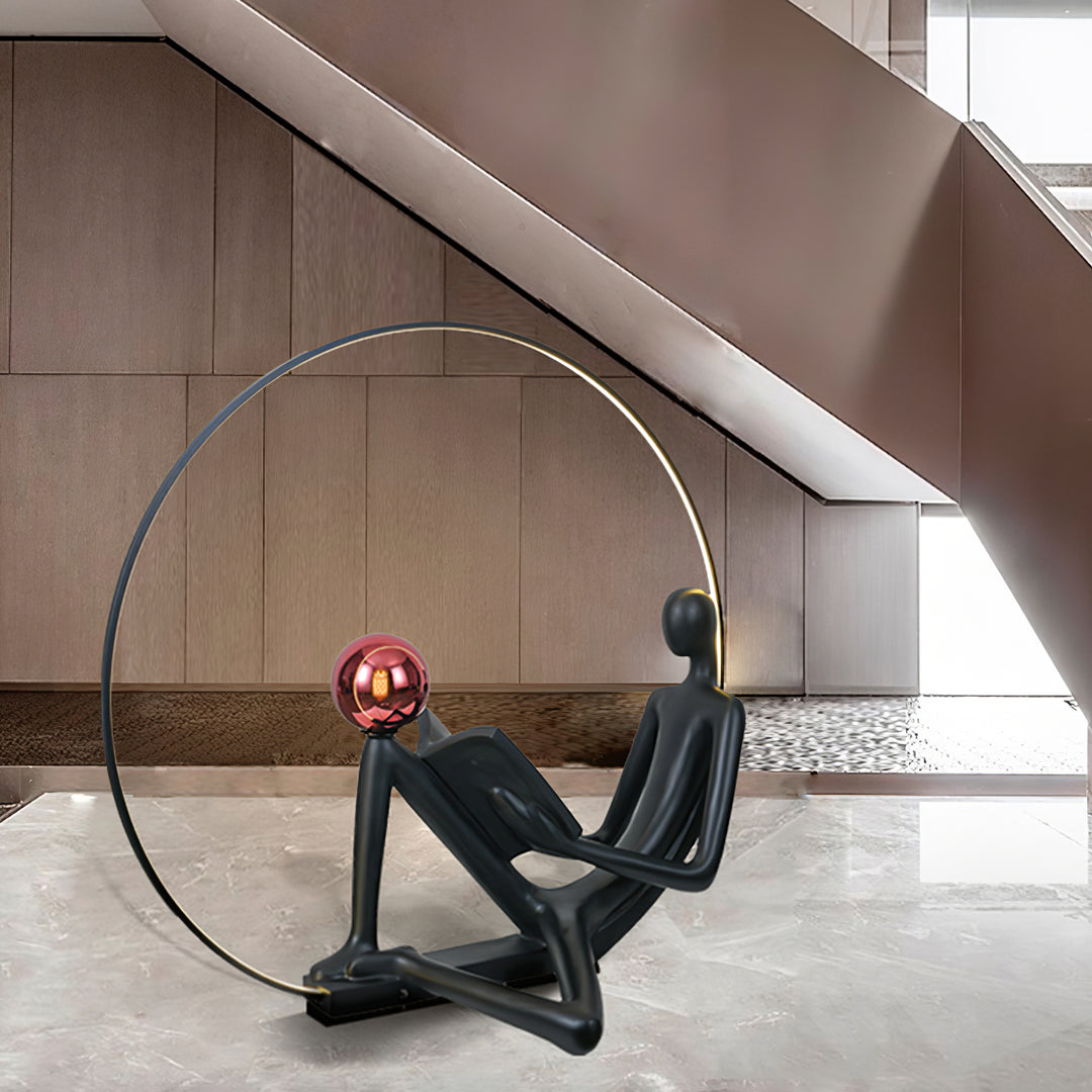 Reader Sculpture Floor Lamp - Vakkerlight