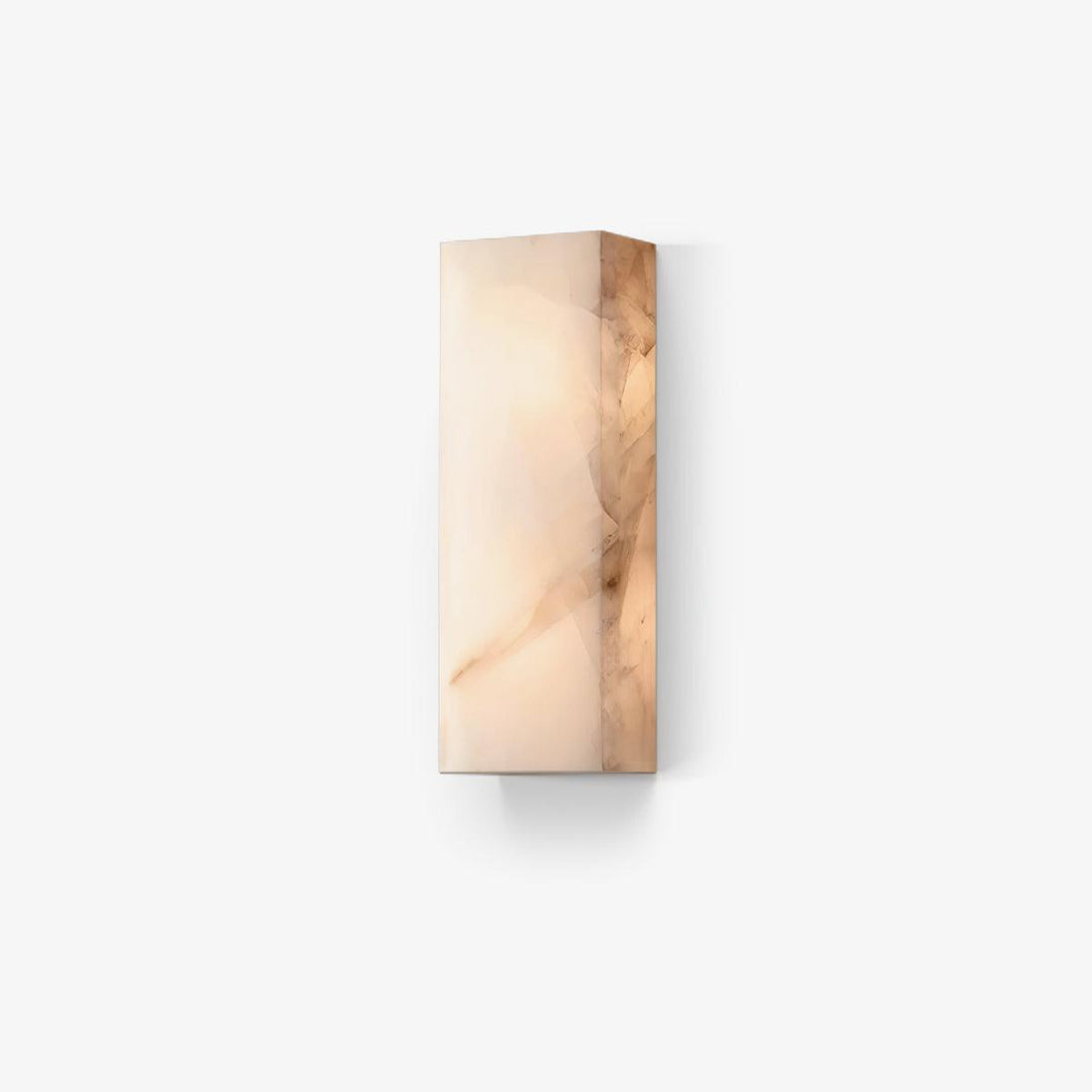 Rectangular Alabaster Wall Sconce - Vakkerlight