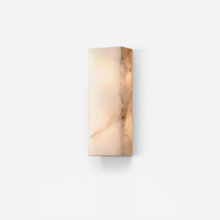 Rectangular Alabaster Wall Sconce - Vakkerlight