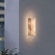 Rectangular Alabaster Wall Sconce - Vakkerlight
