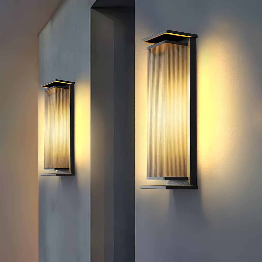 Rectangular Box Outdoor Wall Lamp - Vakkerlight