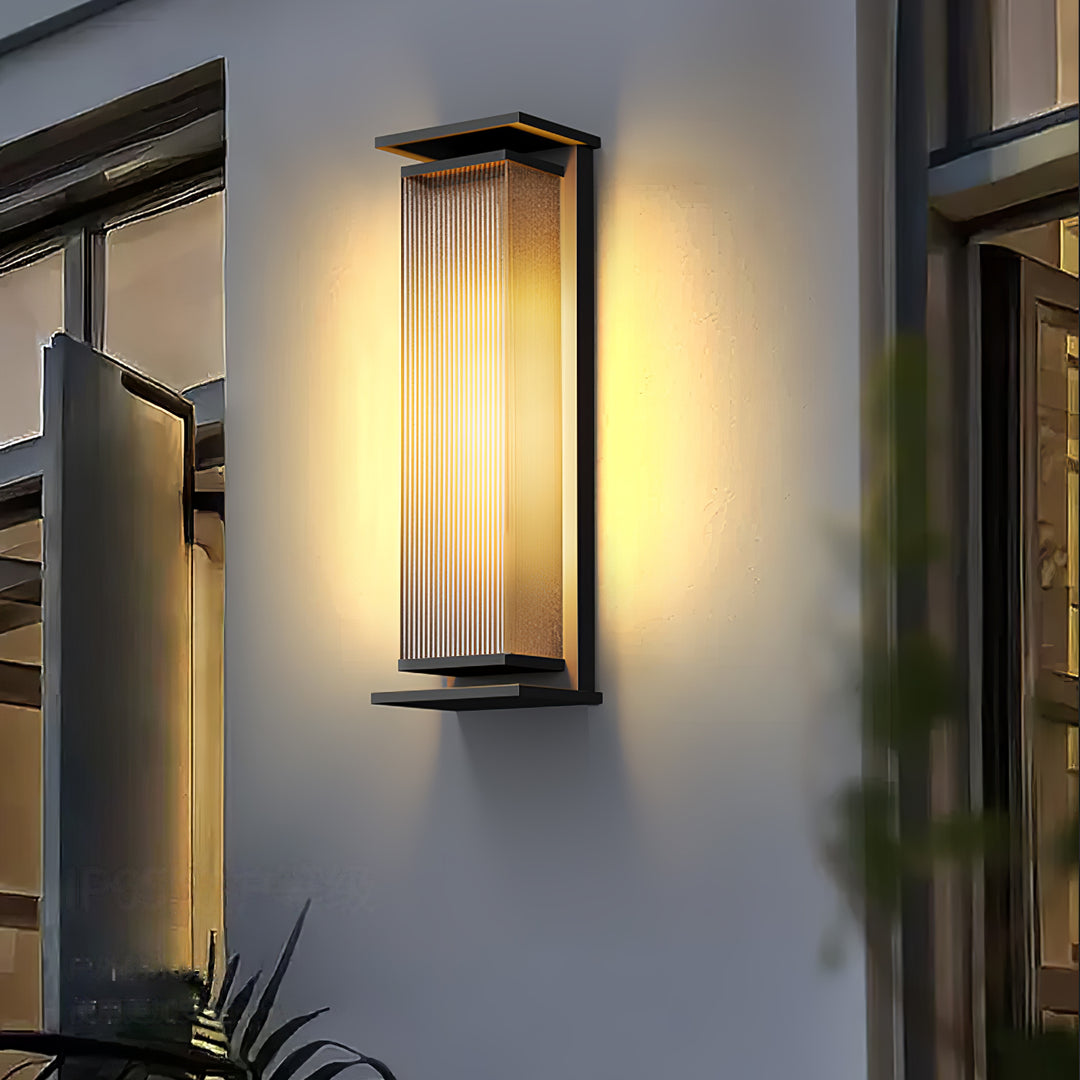 Rectangular Box Outdoor Wall Lamp - Vakkerlight