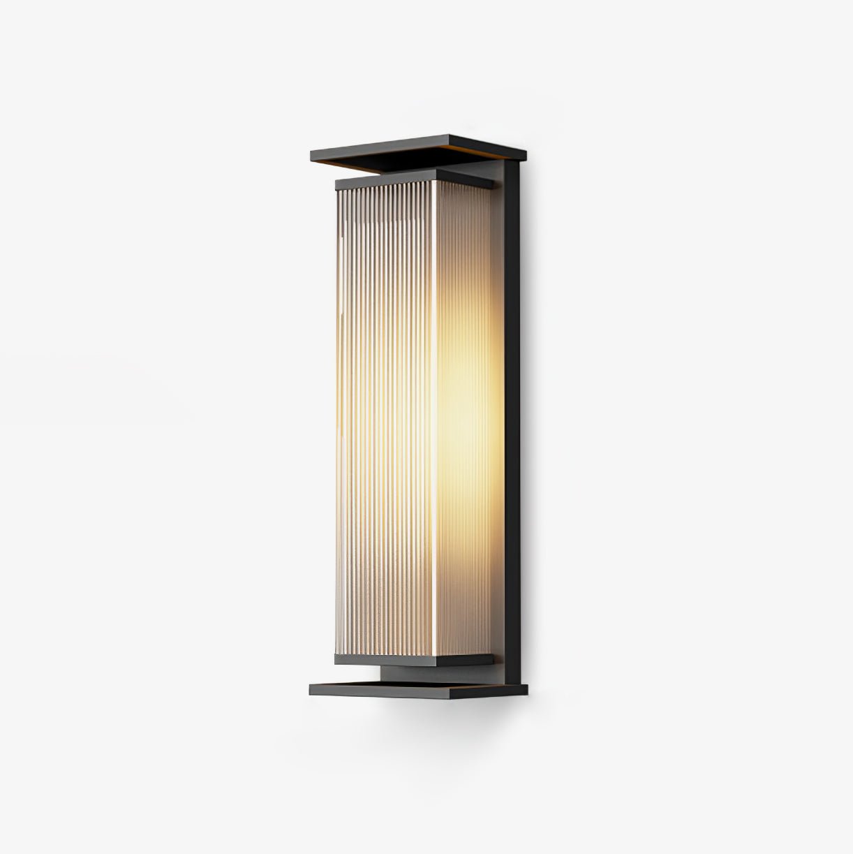 Rectangular Box Solar Outdoor Wall Lamp – Vakkerlight
