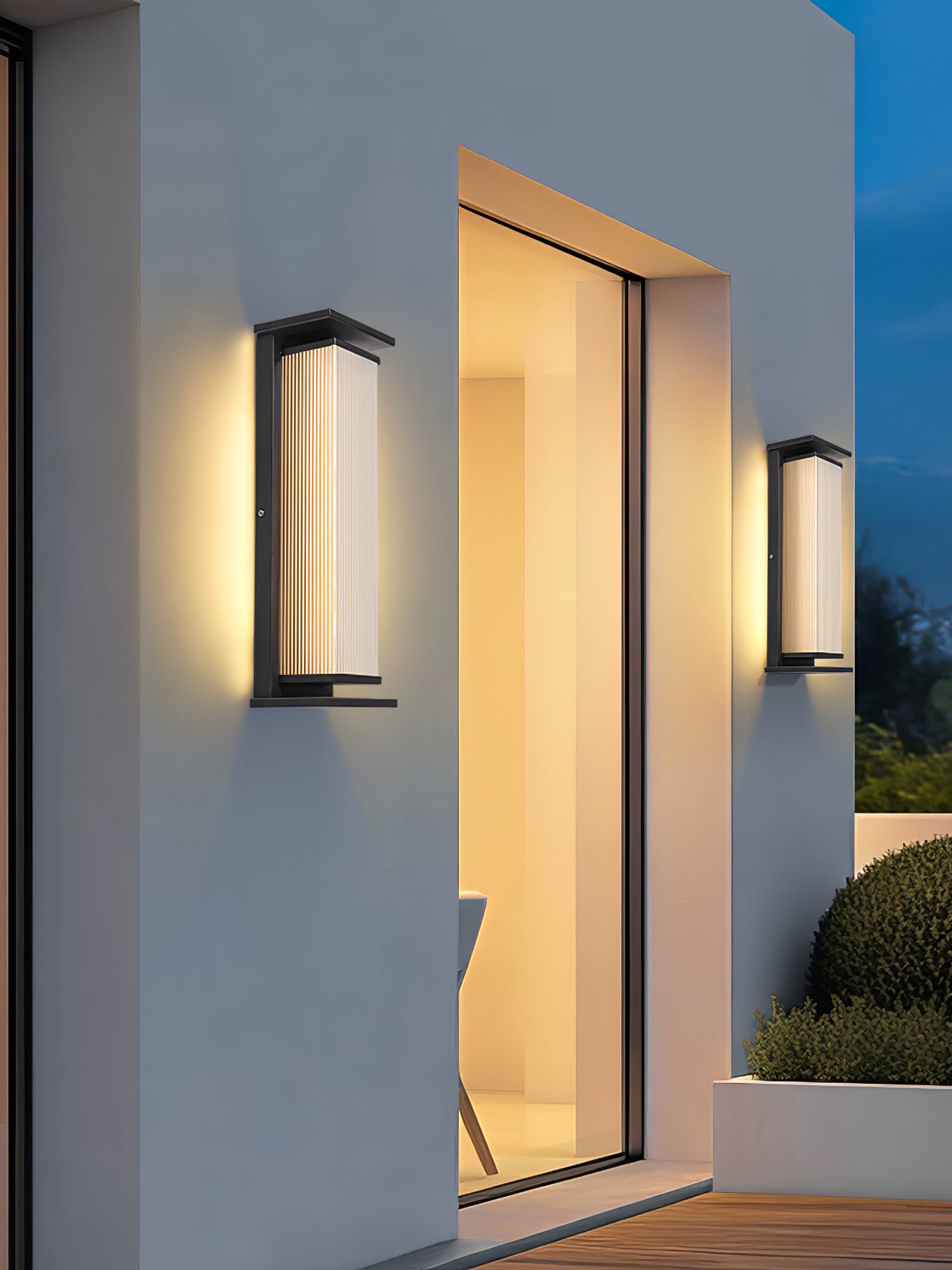 Rectangular Box Solar Outdoor Wall Lamp – Vakkerlight