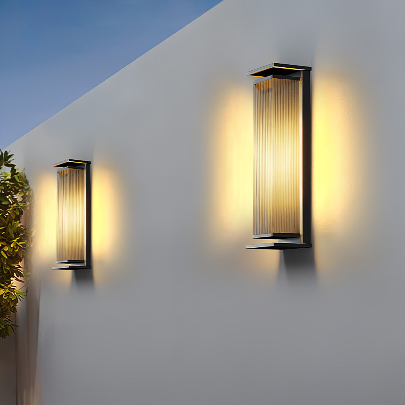 Rectangular Box Solar Outdoor Wall Lamp – Vakkerlight