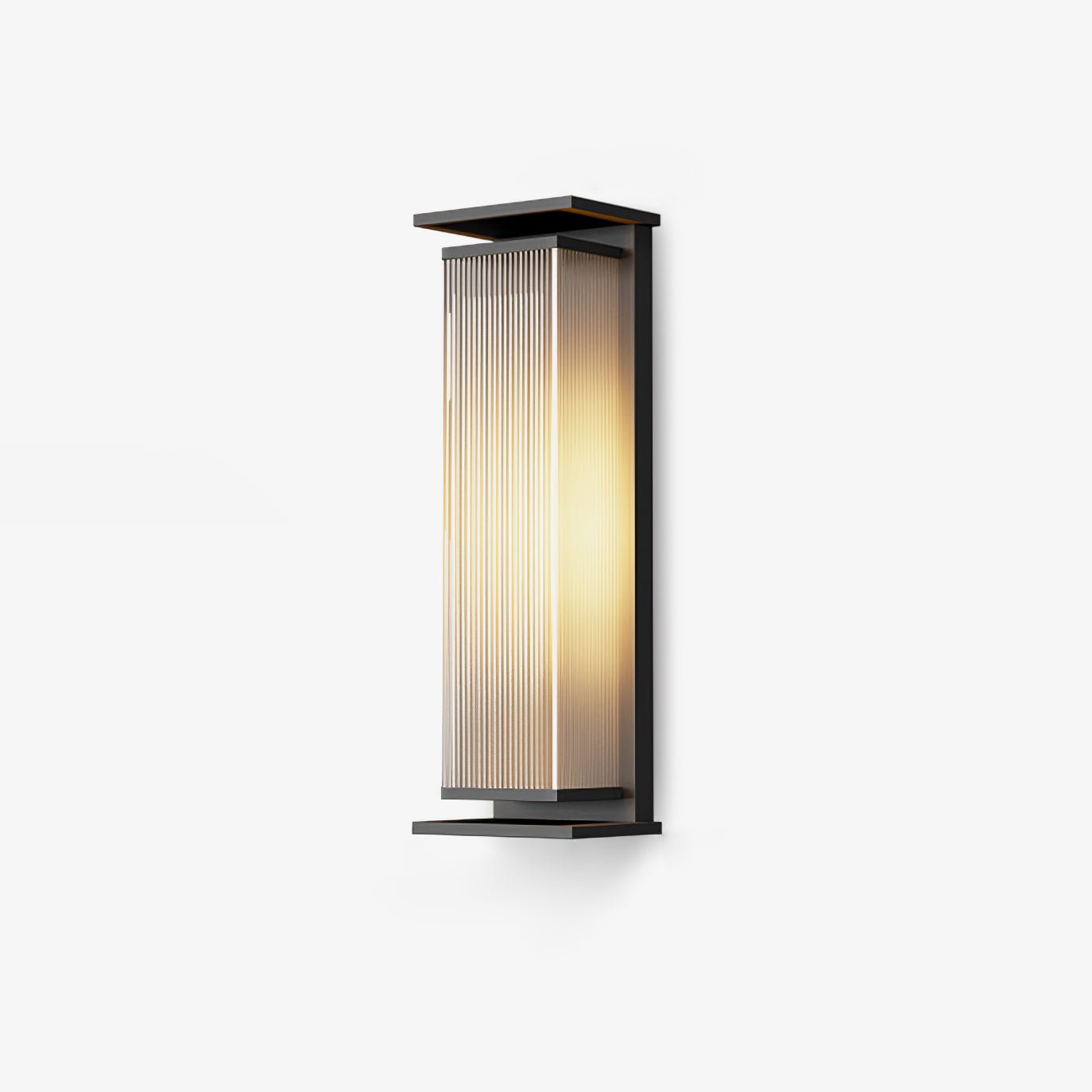 Rectangular Box Solar Outdoor Wall Lamp – Vakkerlight