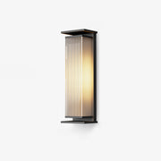 Rectangular Box Solar Outdoor Wall Lamp