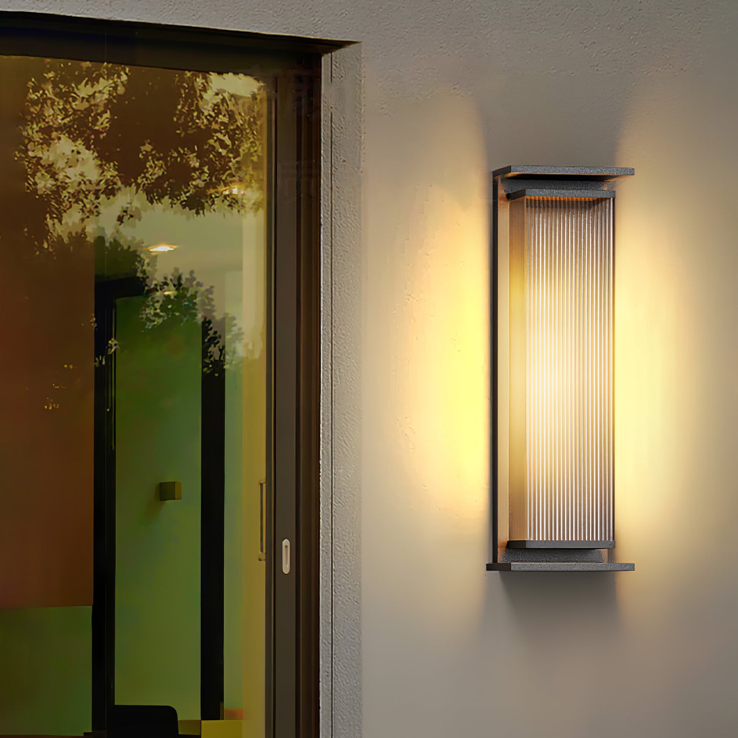 Rectangular Box Solar Outdoor Wall Lamp – Vakkerlight