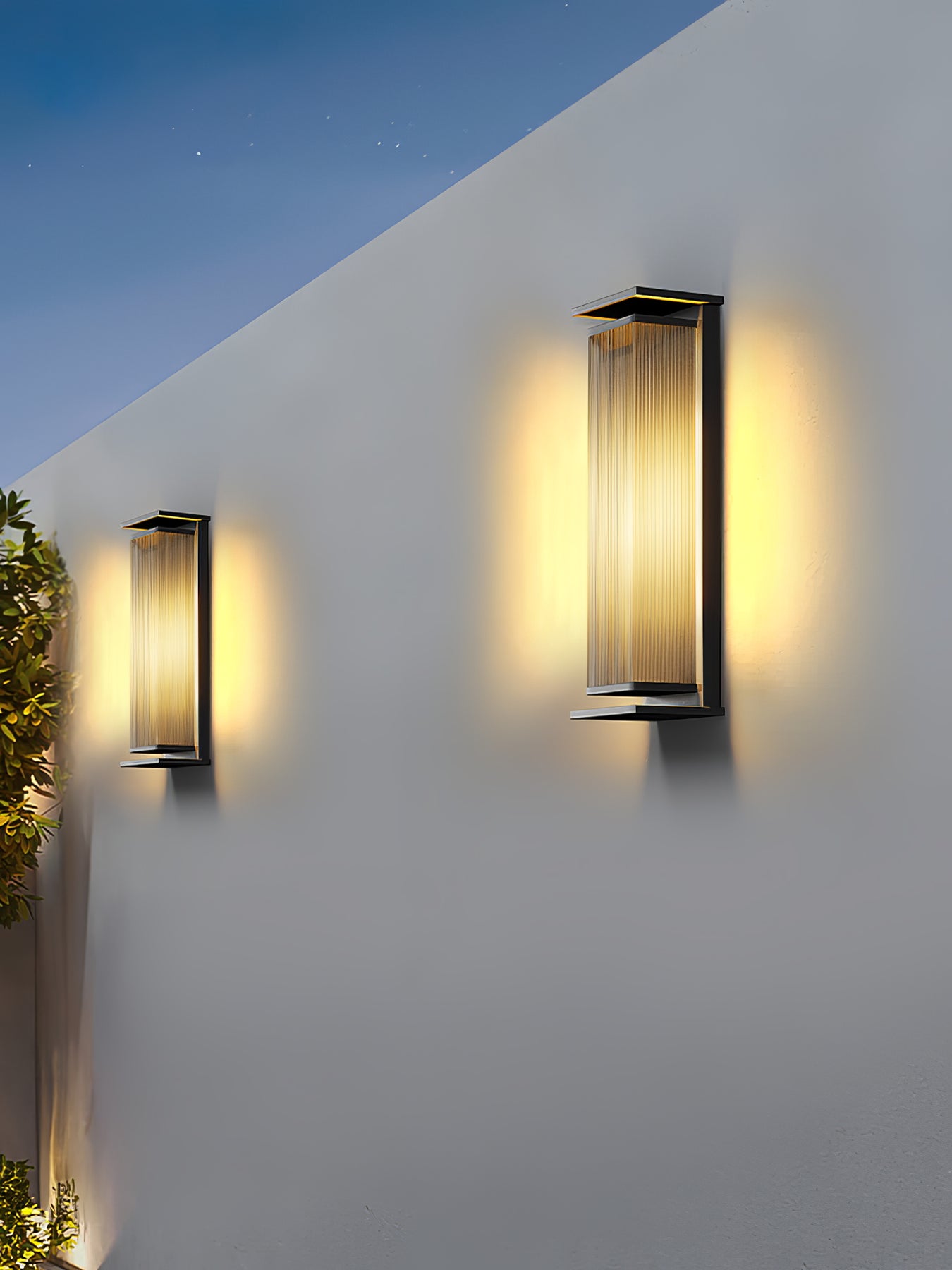 Rectangular Box Solar Outdoor Wall Lamp – Vakkerlight