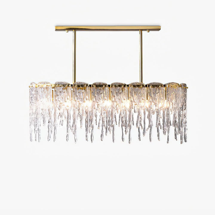 Rectangular Icicle Glass Chandelier - Vakkerlight