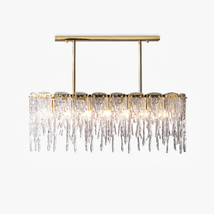 Rectangular Icicle Glass Chandelier - Vakkerlight