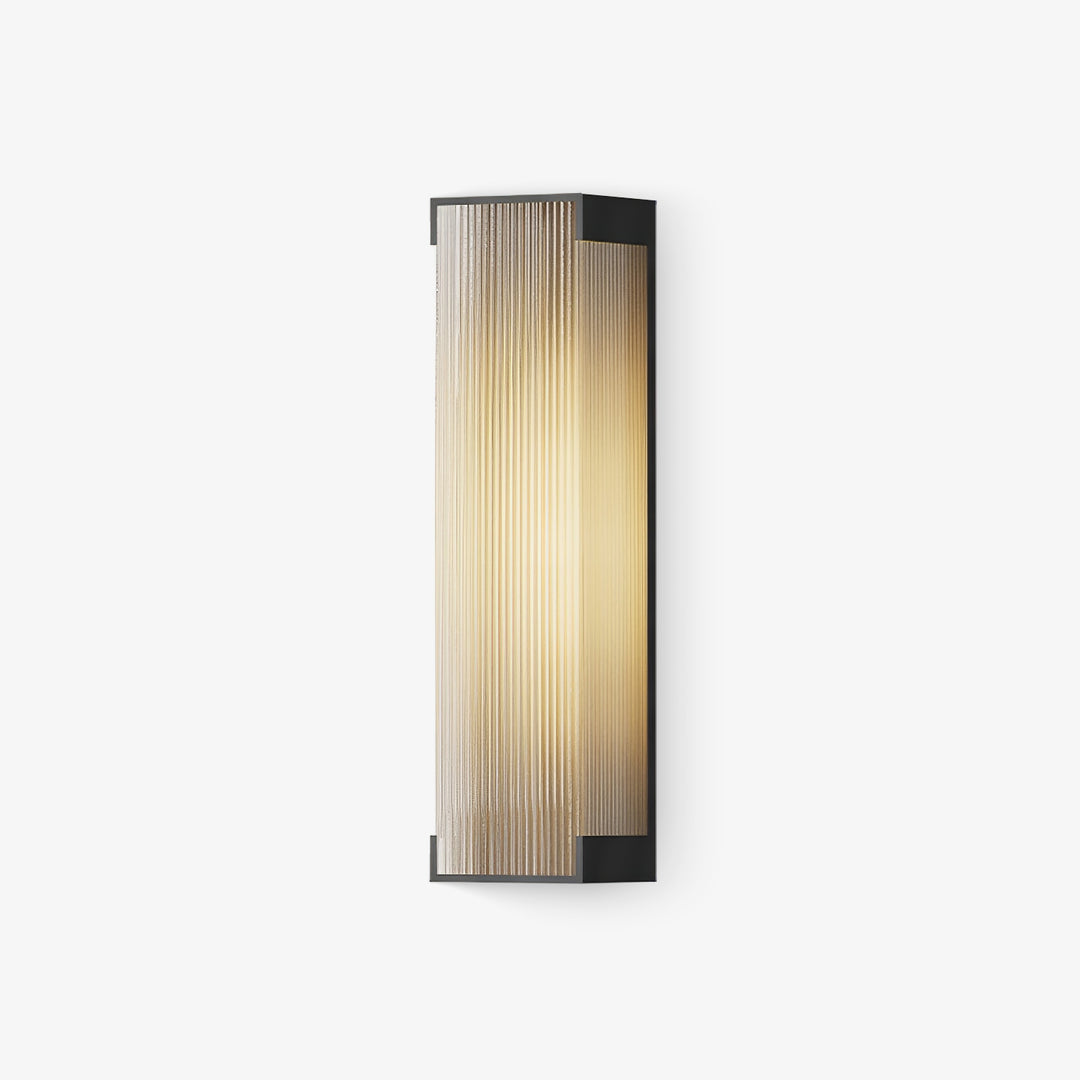 Rectangular Solar Outdoor Wall Light - Vakkerlight