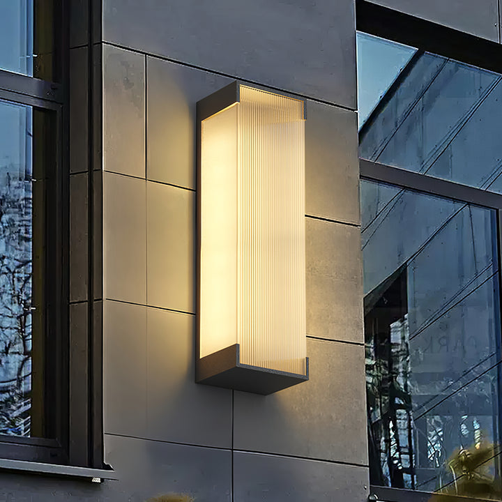 Rectangular Outdoor Wall Light - Vakkerlight