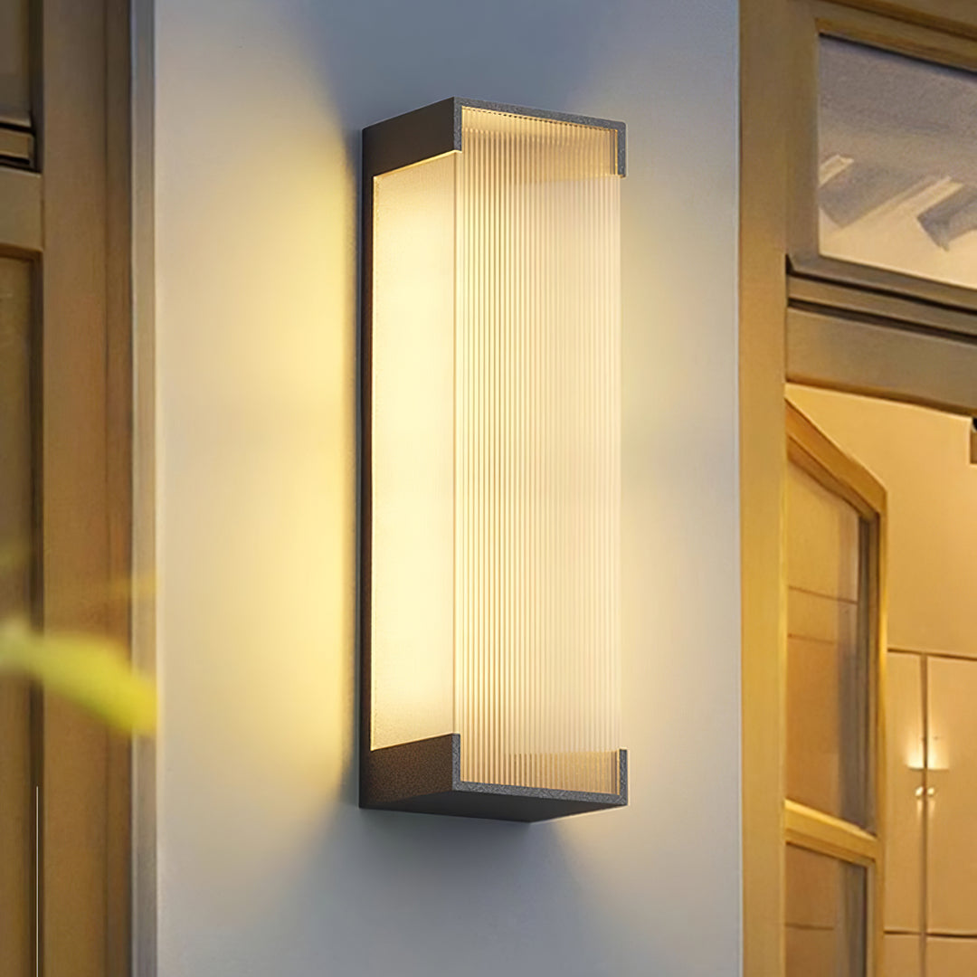 Rectangular Outdoor Wall Light - Vakkerlight