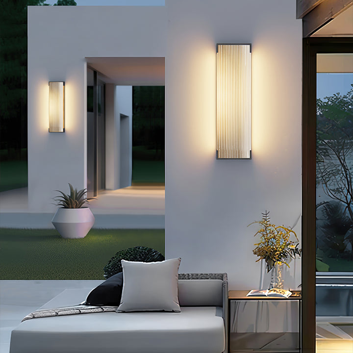 Rectangular Outdoor Wall Light - Vakkerlight