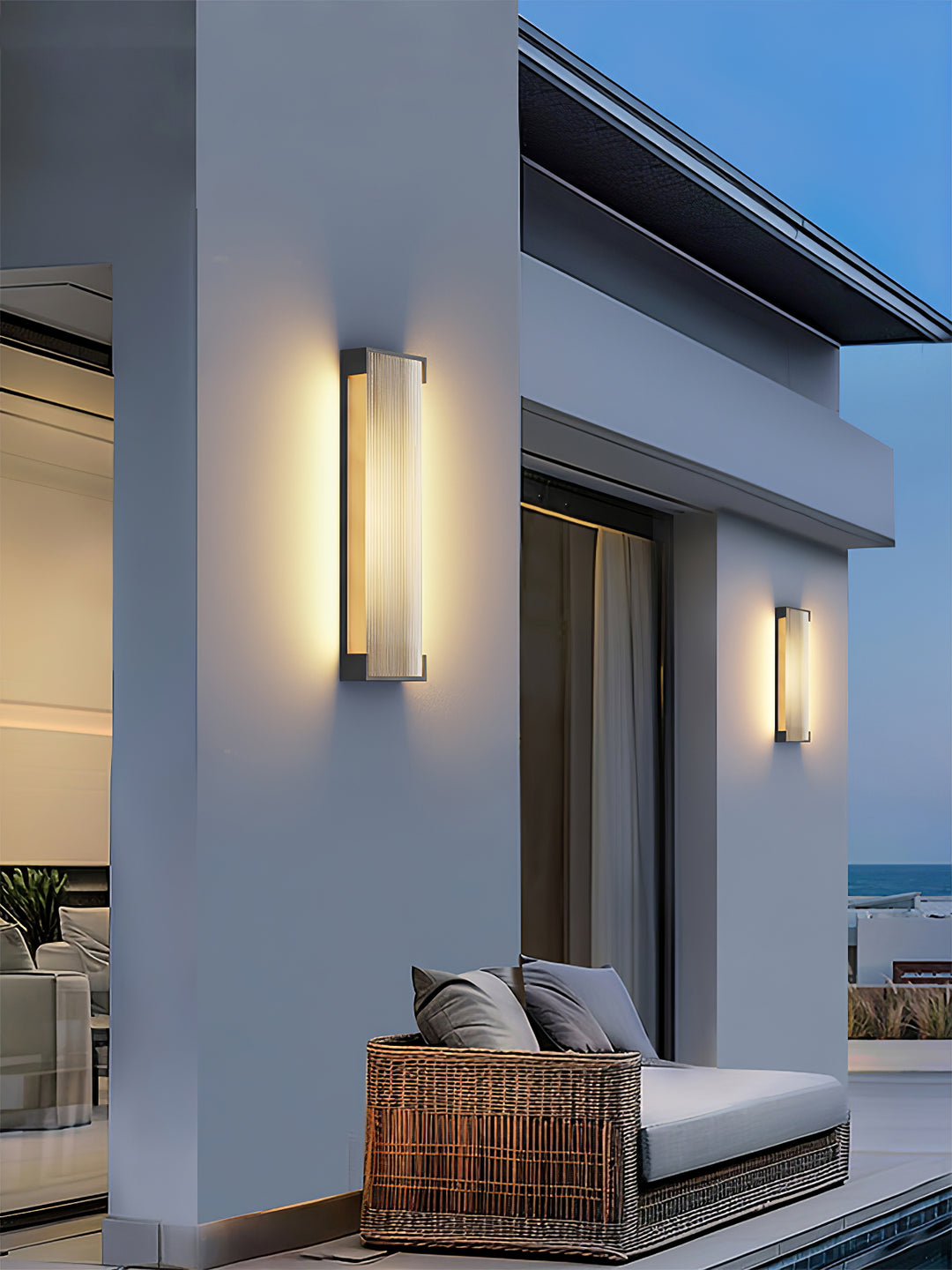 Rectangular Outdoor Wall Light - Vakkerlight