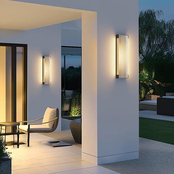 Rectangular Outdoor Wall Light - Vakkerlight