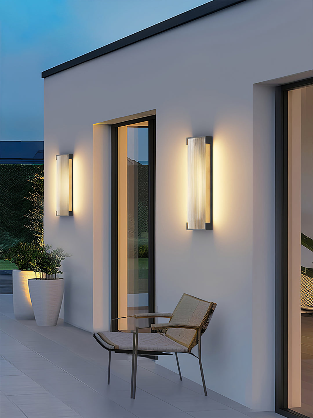 Rectangular Outdoor Wall Light - Vakkerlight