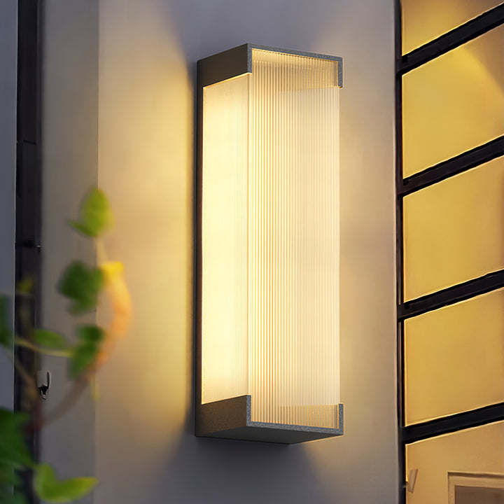 Rectangular Outdoor Wall Light - Vakkerlight