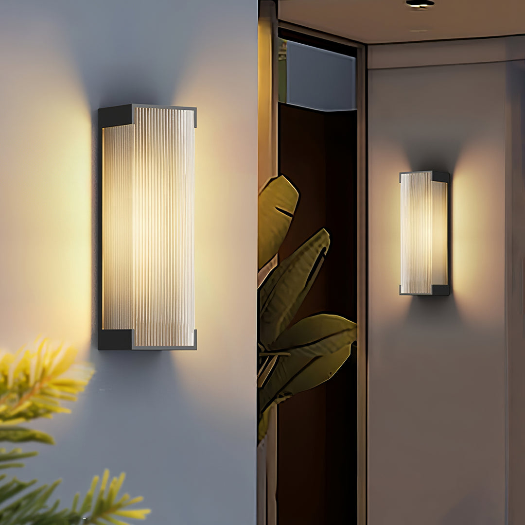 Rectangular Outdoor Wall Light - Vakkerlight