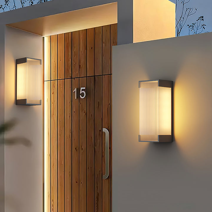 Rectangular Outdoor Wall Light - Vakkerlight