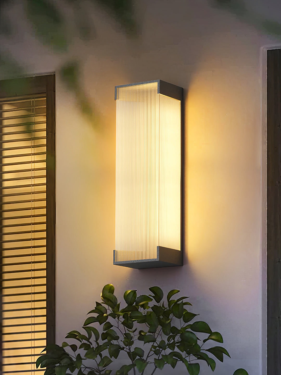 Rectangular Outdoor Wall Light - Vakkerlight