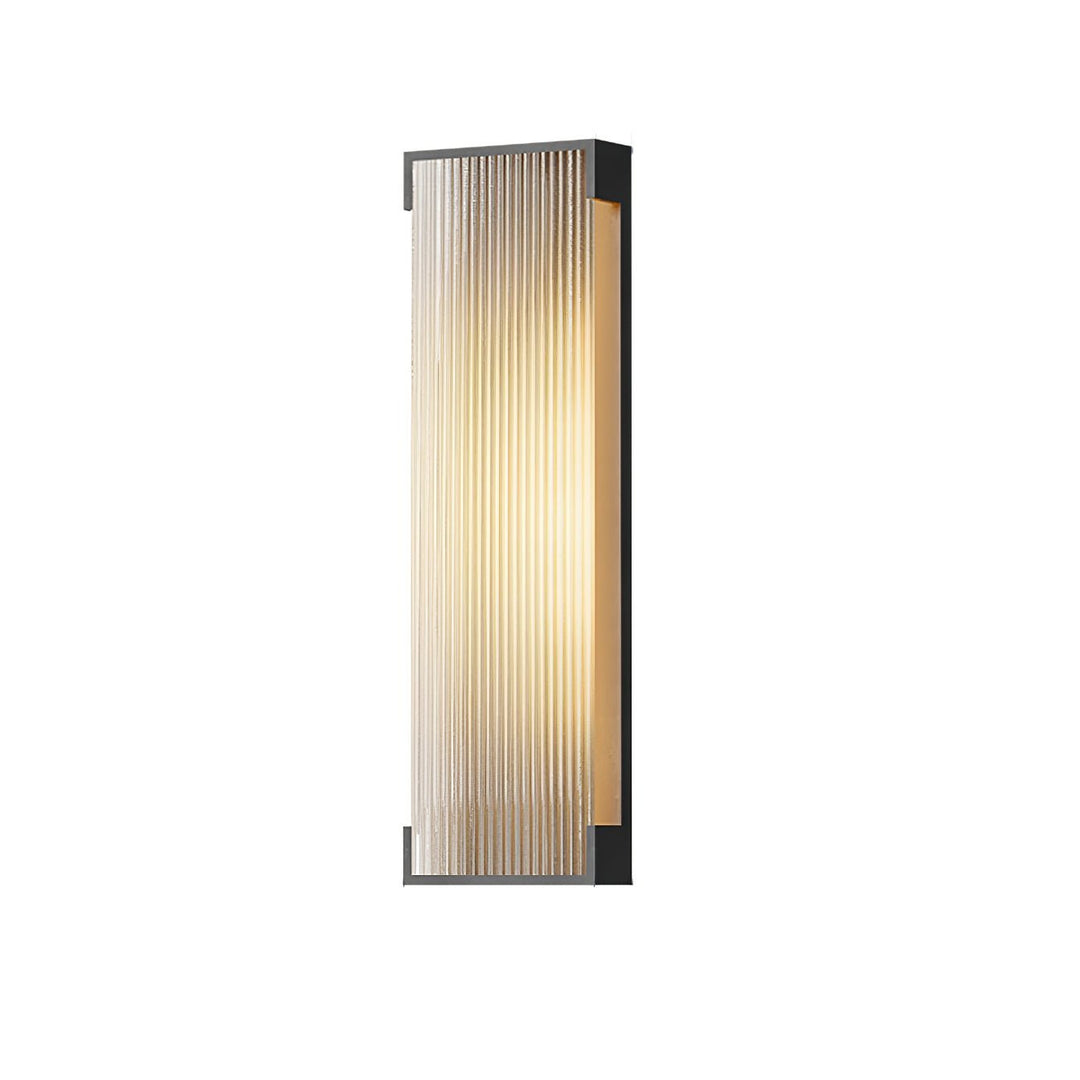 Rectangular Solar Outdoor Wall Light - Vakkerlight