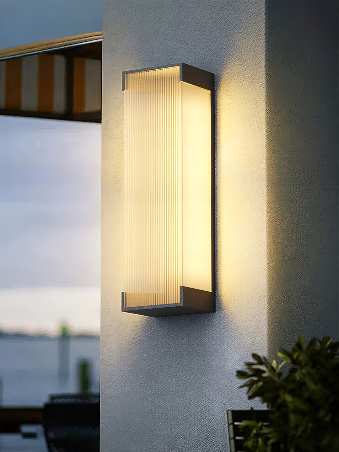 Rectangular Outdoor Wall Light - Vakkerlight