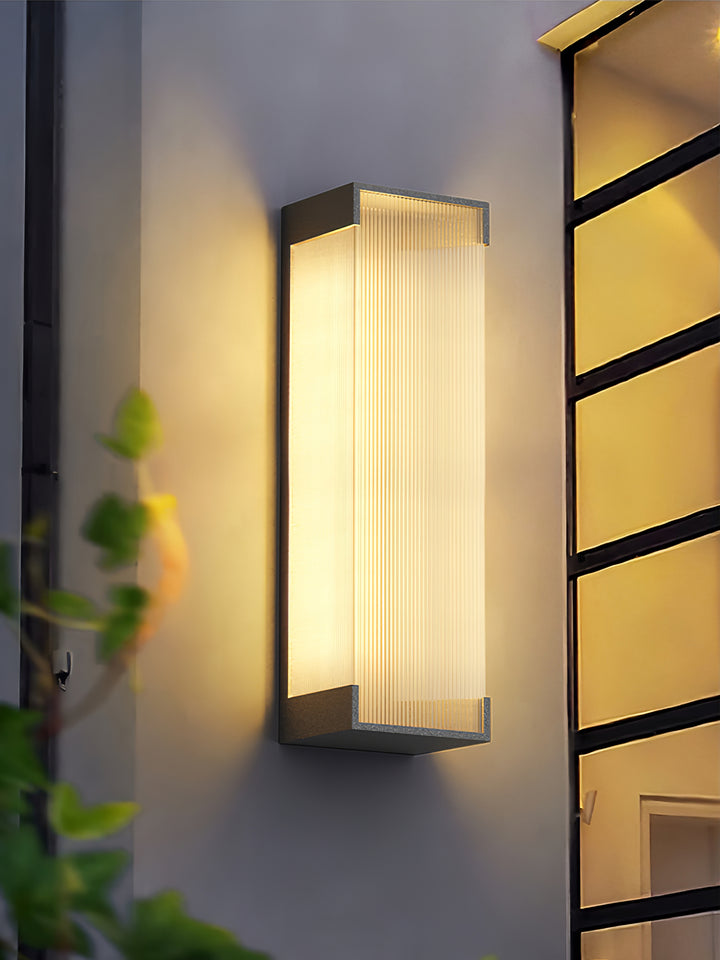 Rectangular Outdoor Wall Light - Vakkerlight