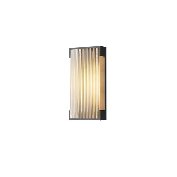 Rectangular Solar Outdoor Wall Light - Vakkerlight