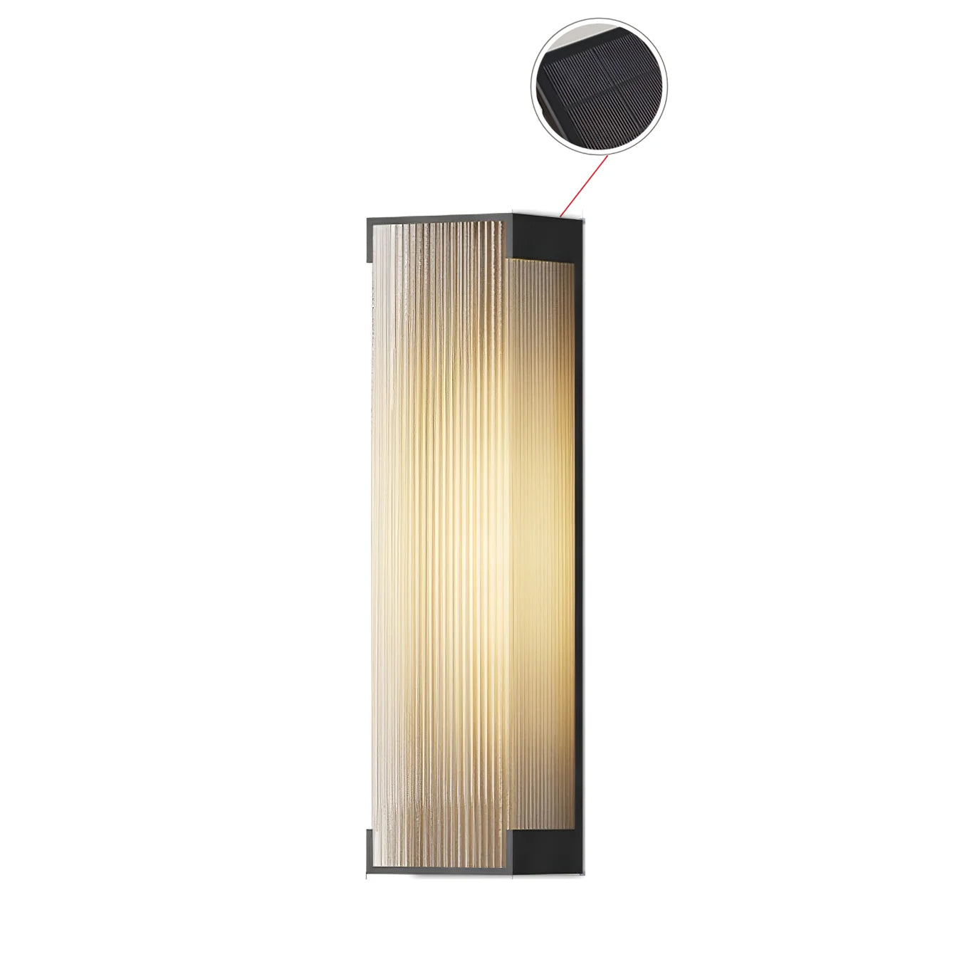 Rectangular Solar Outdoor Wall Light – Vakkerlight