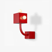 Red Cube Wall Lamp - Vakkerlight