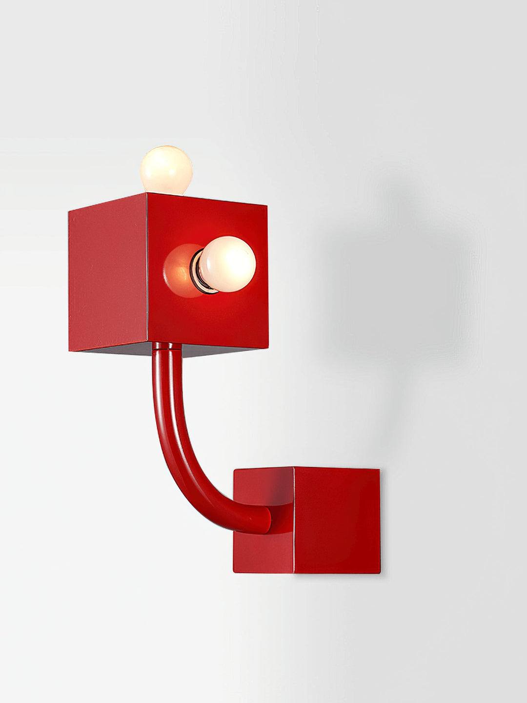 Red Cube Wall Lamp - Vakkerlight